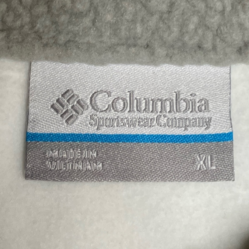 Columbia Women’s Sherpa Fleece 1/4 Zip Pullover Jacket Relax Fit XL Colorblock - Picture 2 of 9